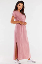 Infinite You heart neckline maxi dress  Adomoo